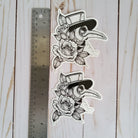 GLOSSY STICKER: Plague Doctor Sticker , Plague Doctor Sticker , Traditional Plague Doctor Art , Plague Doctor and Roses Sticker , Plague