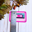 MAGNET: Mixed Emotions Pink 80s Vibes Cassette Tape , Cassette Tape Decorative Magnet , Pink Tape Magnet , Pink Mixed Emotions Magnet