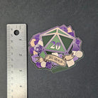 GLOSSY STICKER: D20 The Dice Gremlin , Dice Gremlin D20 Sticker , D20 Stickers, D20 Sticker , D20 Dice Gremlin Sticker , Player Type D20