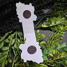 HANDMADE MAGNETIC BOOKMARK: Rebirth Skull and Ferns , Rebirth Skull Magnetic Bookmark , Witch Bookmark , Skull Bookmark , Skull Art