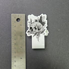 HANDMADE MAGNETIC BOOKMARK: Rebirth Skull and Ferns , Rebirth Skull Magnetic Bookmark , Witch Bookmark , Skull Bookmark , Skull Art