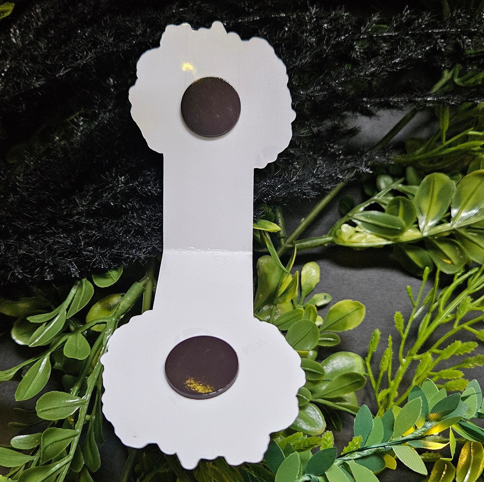 HANDMADE MAGNETIC BOOKMARK: Roll for Mental Health Natural One D20 , Roll for Mental Health Magnetic Bookmark , D20 Bookmark