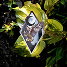 MAGNET: Horned Owl and Misty Forest , Misty Forest and Horned Owl Decorative Magnet , Owl and Forest Decor Magnet , Horned Owl Magnet