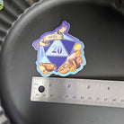 MATTE STICKER: D20 The Snacker , Snacker D20 Sticker , D20 Stickers, D20 Sticker , D20 Snacker Sticker , Player Type D20