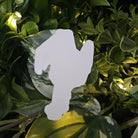 MATTE STICKER: Pansy Bat , Purple and Red Pansies and Bat Sticker , Blossoms and Bat Sticker , Pansy Floral and Bat