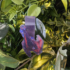 HANDMADE MAGNETIC BOOKMARK: Pansy Floral Bat