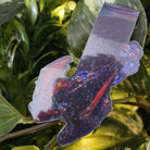 HANDMADE MAGNETIC BOOKMARK: Pansy Floral Bat