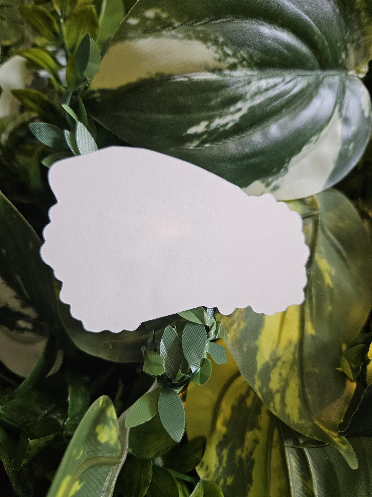 MATTE STICKER: April Birthstone Diamond Crystal with Daisies Acornandcrowstudio
