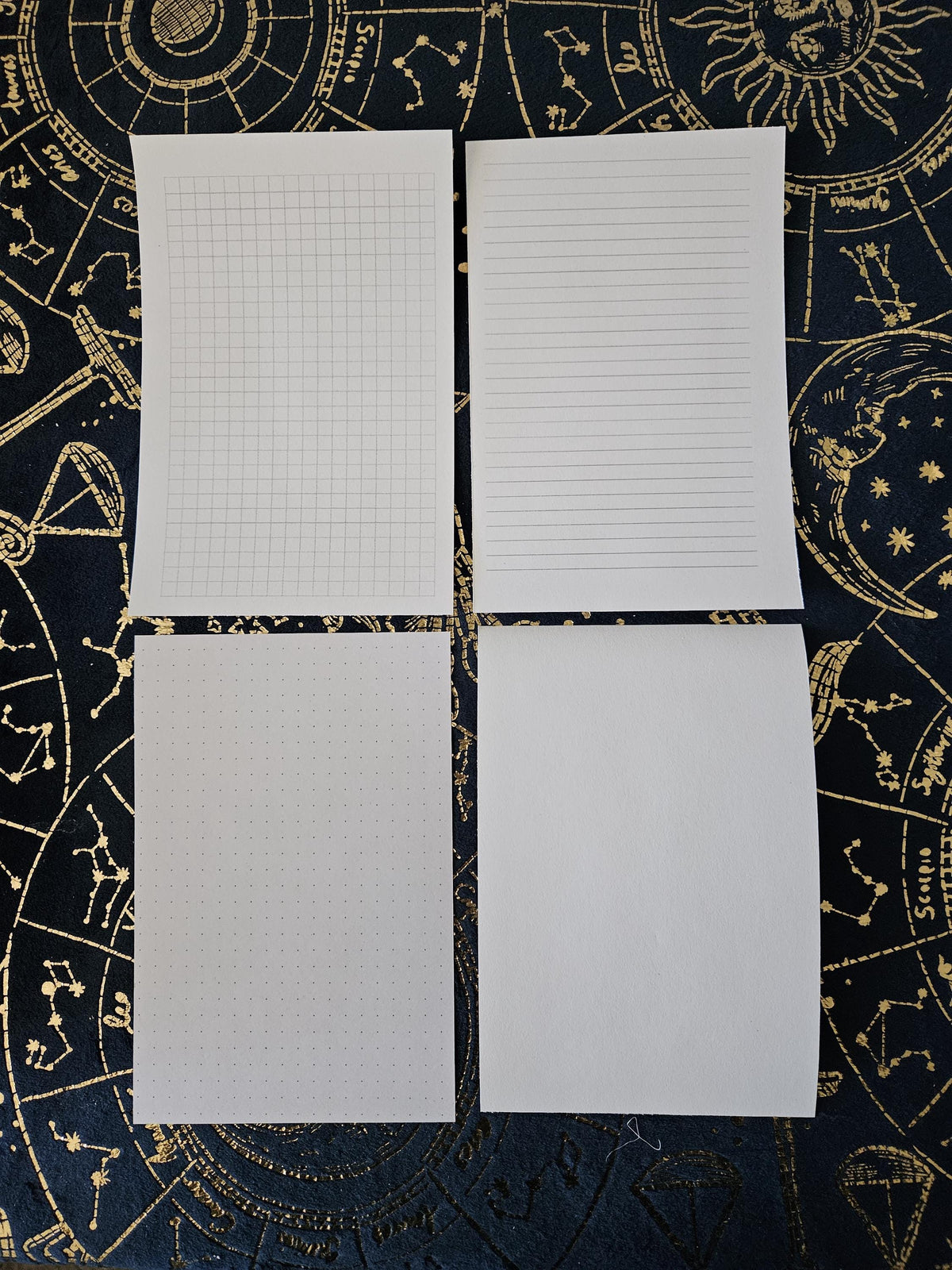 4x6 HANDMADE SPIRAL NOTEBOOK: Luna Moth and Moon