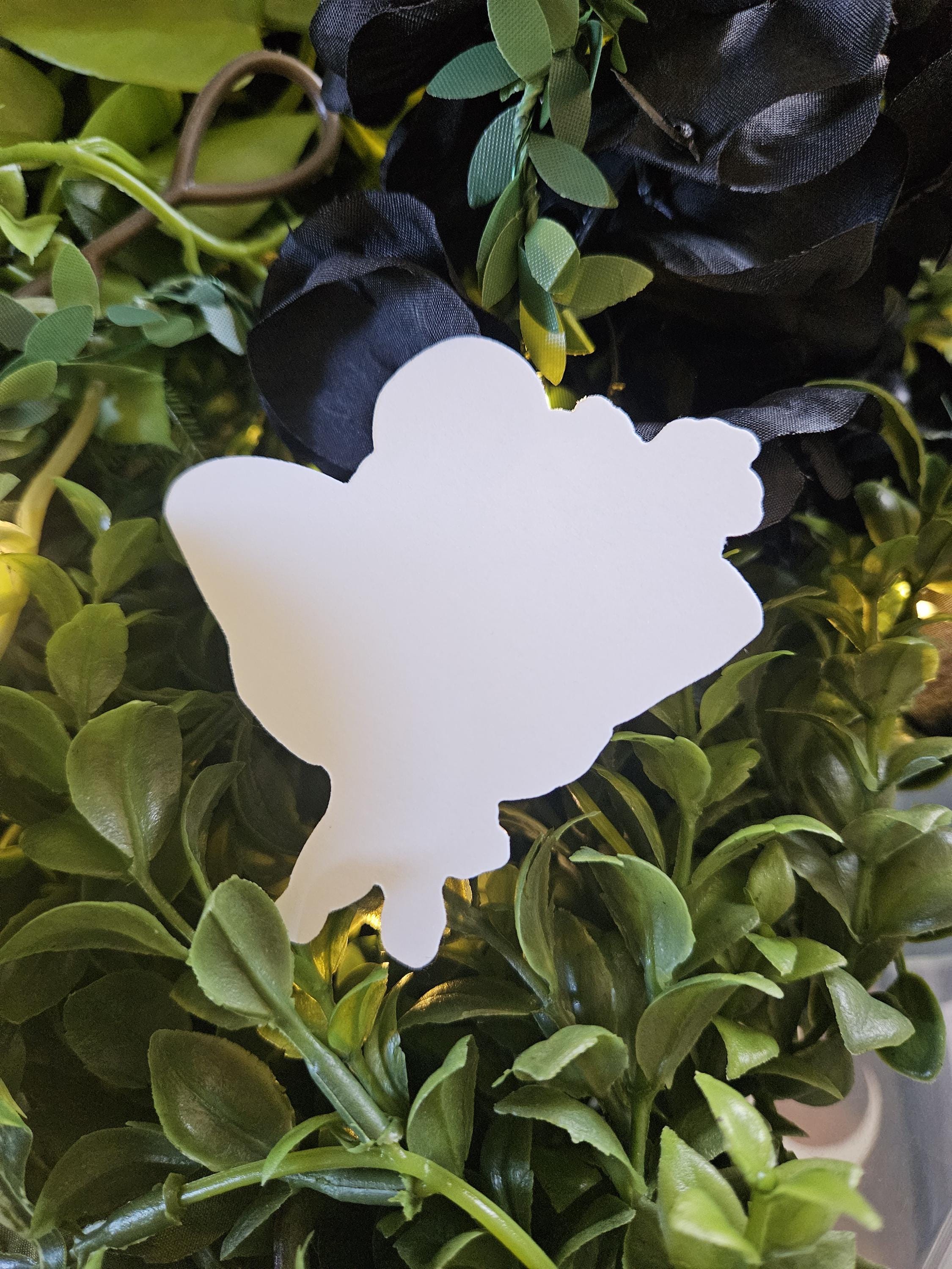 MATTE STICKER: Luna Moth and Lily of the Valley Acornandcrowstudio