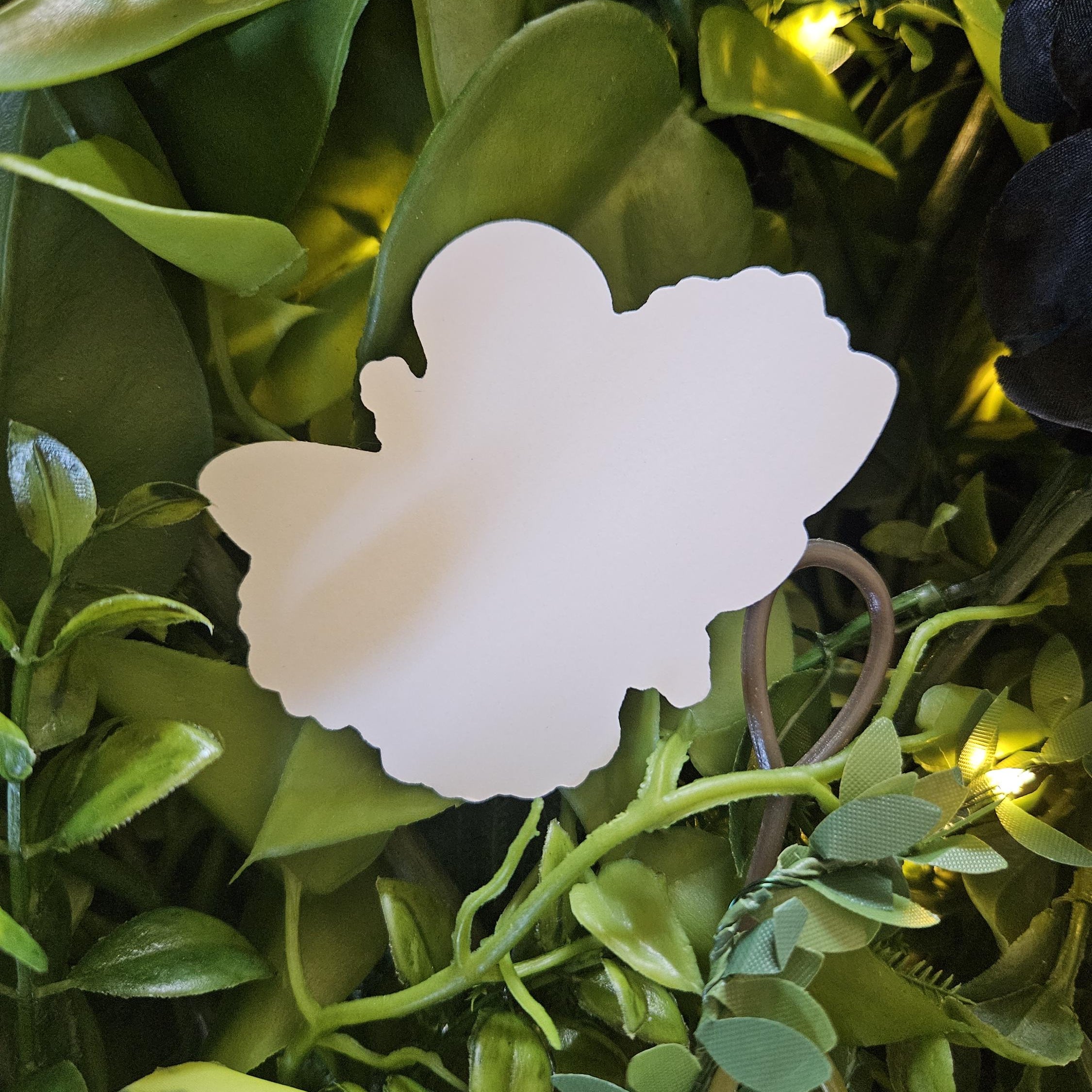 MATTE STICKER: Hawk Moth with Dahlias Acornandcrowstudio