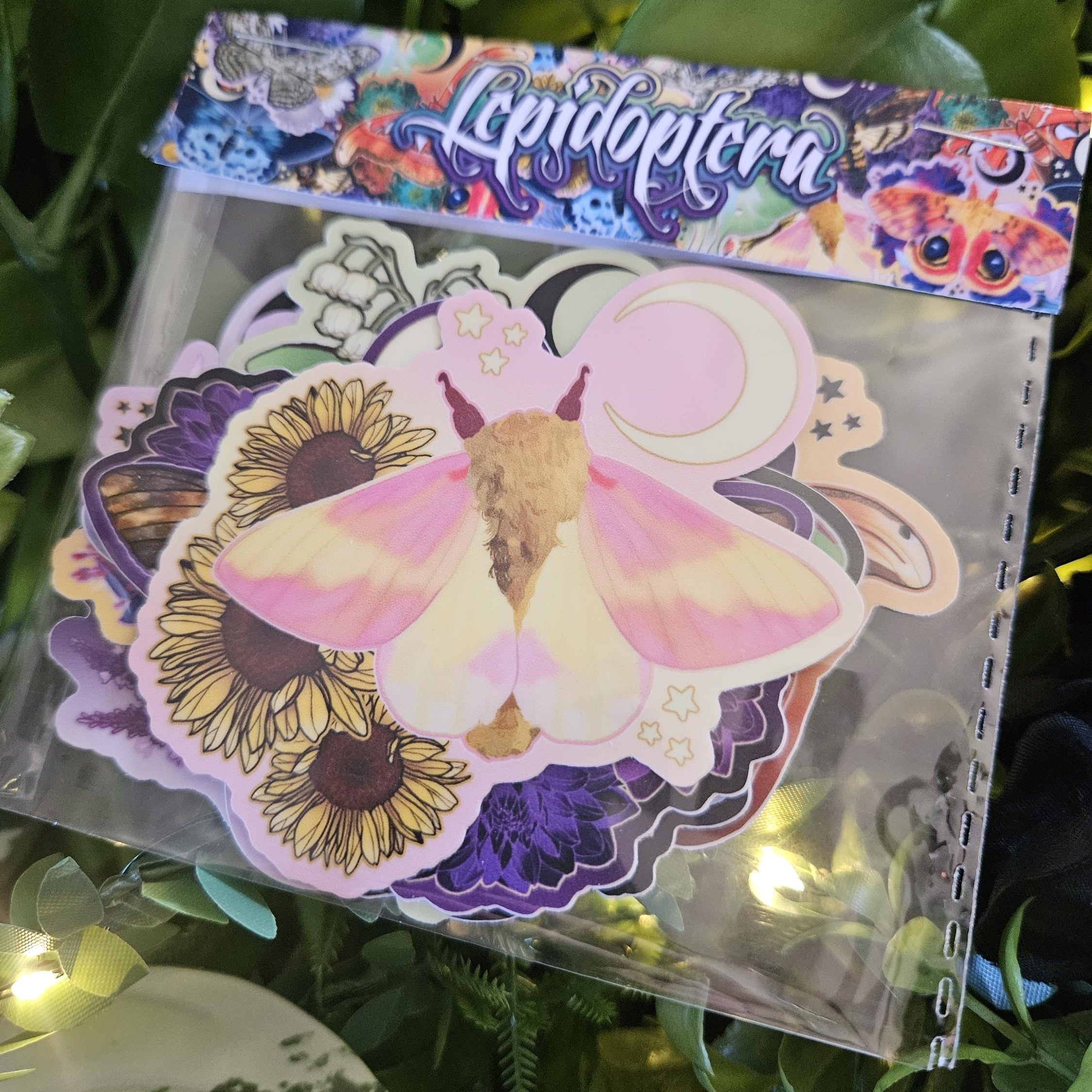 MOTH STICKER PACK: Contains All 7 Current Moth Stickers Acornandcrowstudio