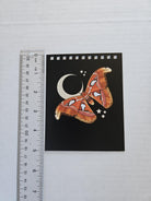 4x5 inches HANDMADE Top Bound SPIRAL NOTEBOOK: Atlas Moth