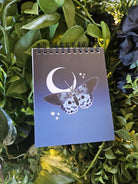 4x5 inches HANDMADE Top Bound SPIRAL NOTEBOOK: Blue Tiger Moth
