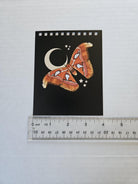 4x5 inches HANDMADE Top Bound SPIRAL NOTEBOOK: Atlas Moth