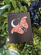 4x5 inches HANDMADE Top Bound SPIRAL NOTEBOOK: Atlas Moth