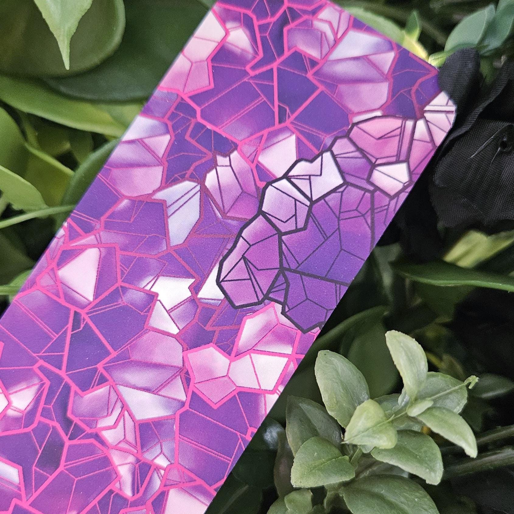BOOKMARK: Amethyst Crystal 'Soft Touch' Acornandcrowstudio