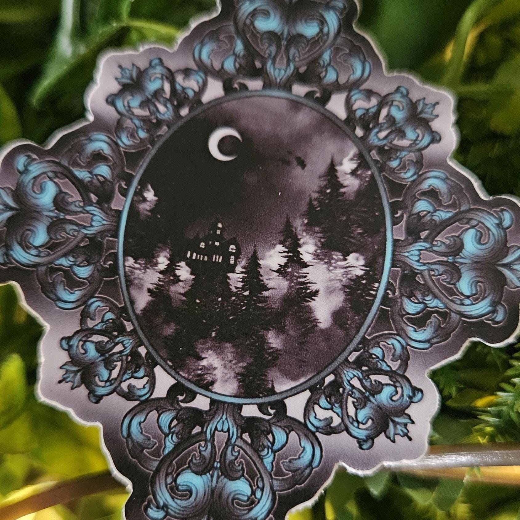 MATTE STICKER: Mourning Grove - October Stationery Club STICKER Only Acornandcrowstudio