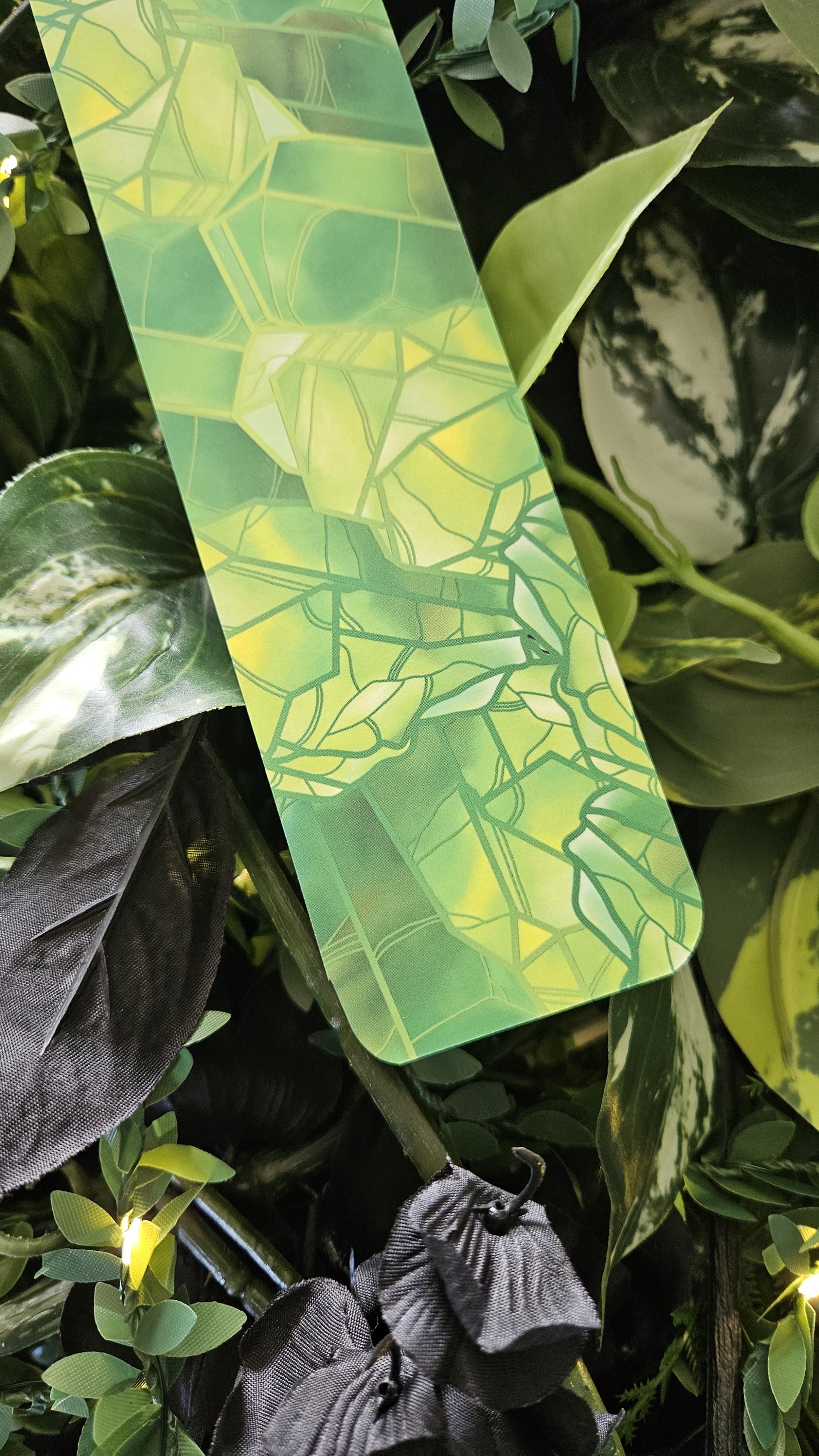 BOOKMARK: Peridot Crystal 'Soft Touch' Acornandcrowstudio