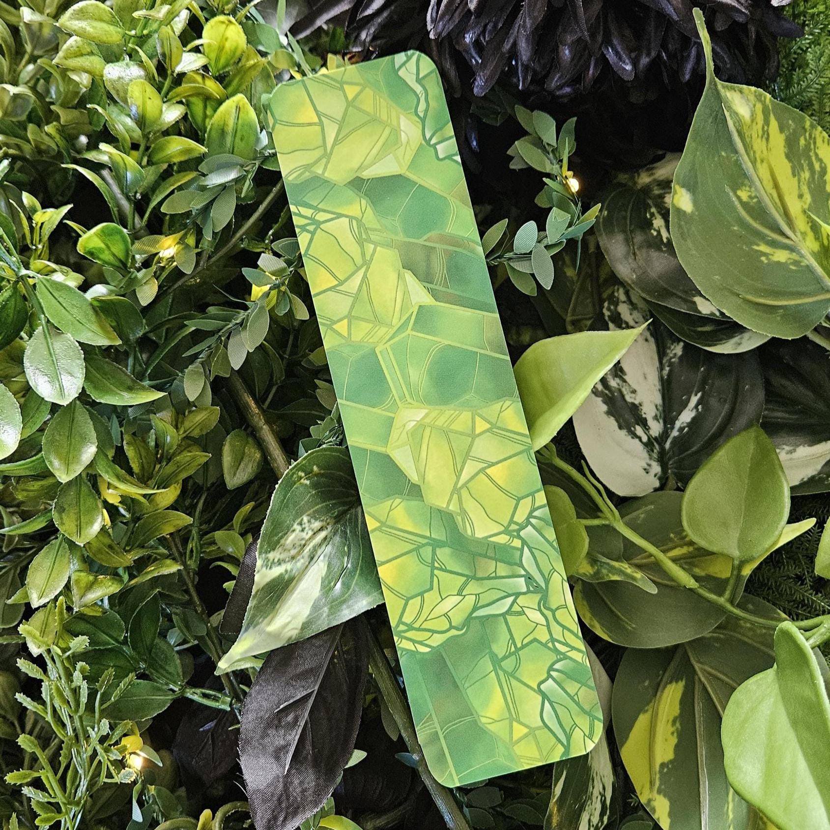 BOOKMARK: Peridot Crystal 'Soft Touch' Acornandcrowstudio