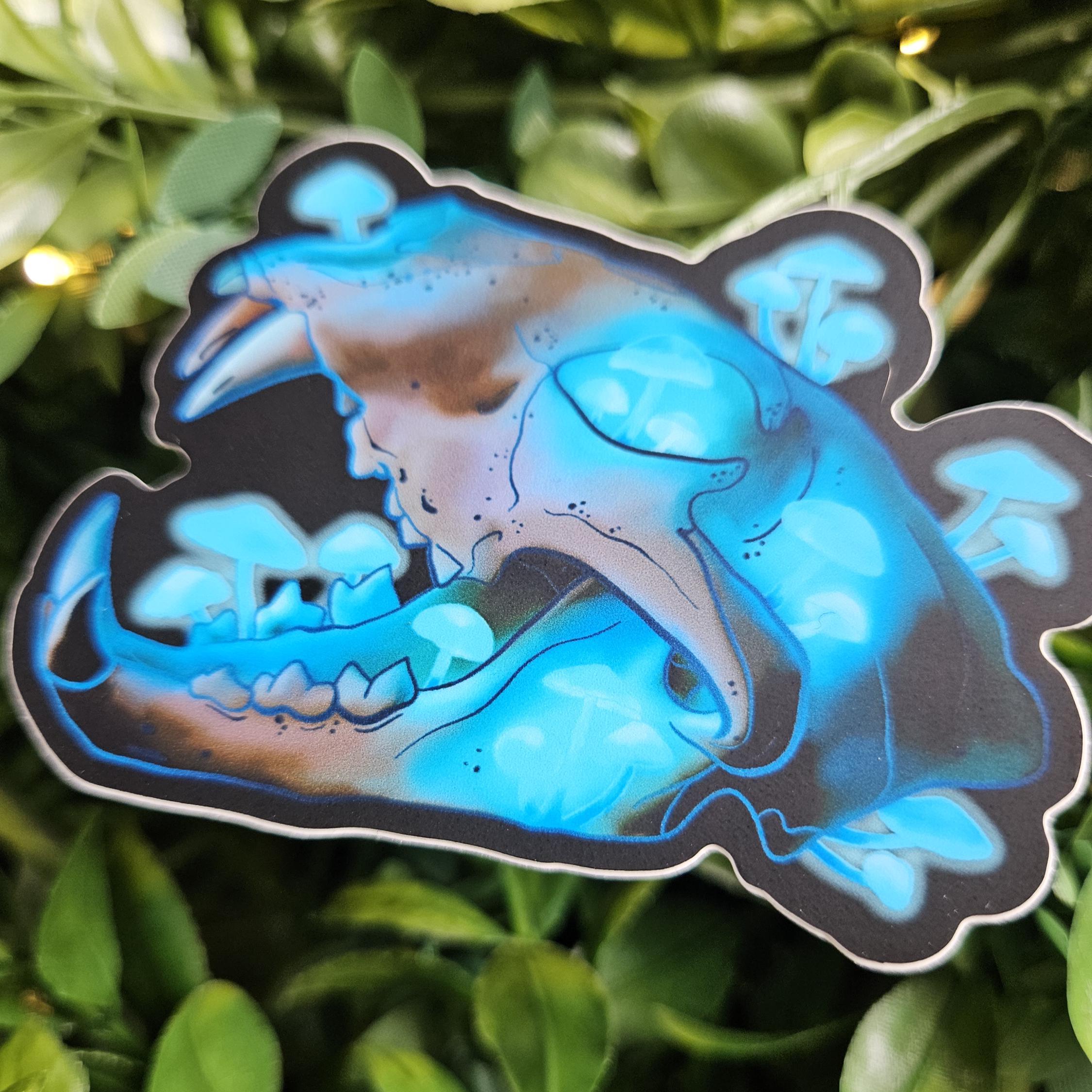 MATTE STICKER: Arescentes Tigris ("The Withering Tiger") - April Stationery Club STICKER Only Acornandcrowstudio
