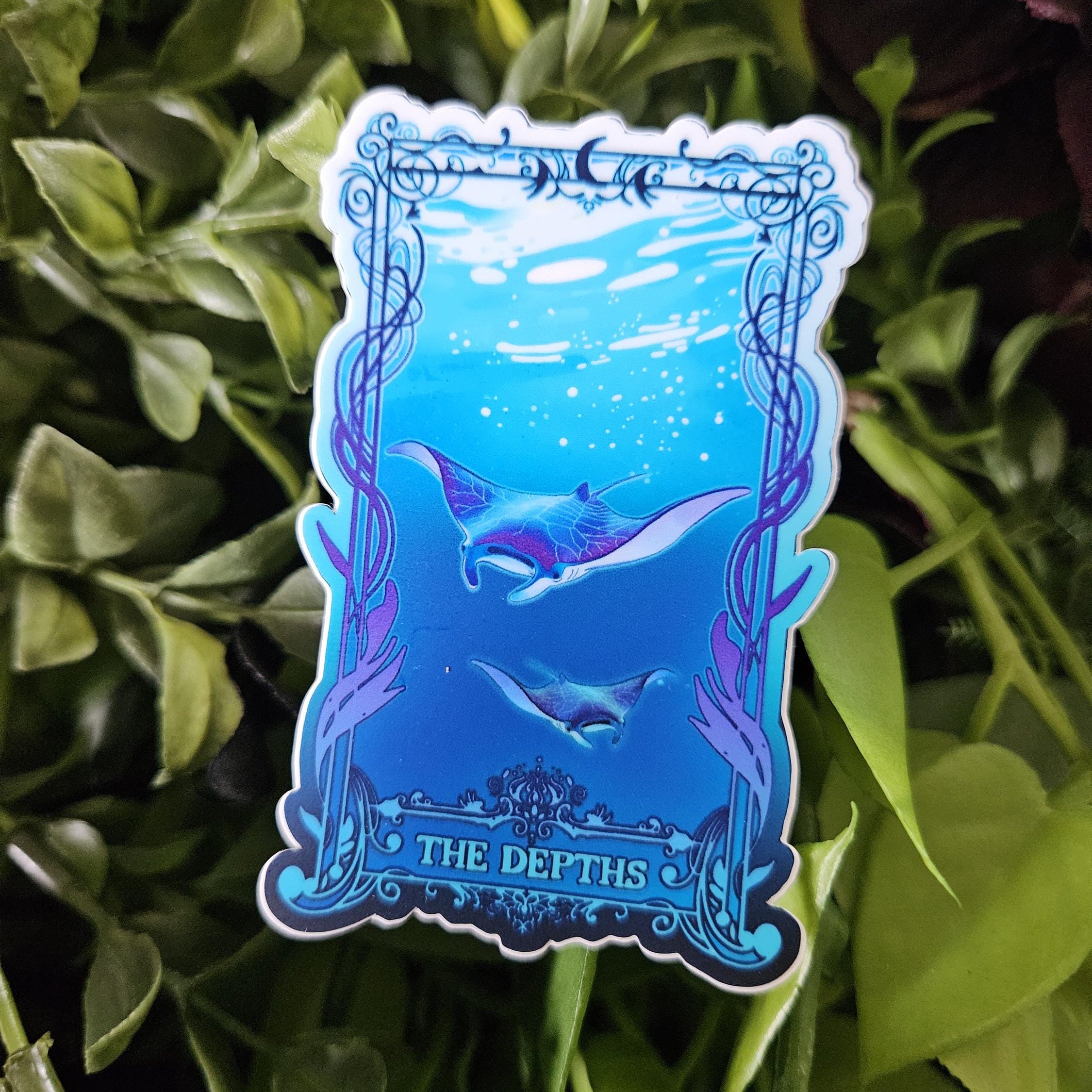 MATTE STICKER: The Depths - May Stationery Club STICKER Only Acornandcrowstudio