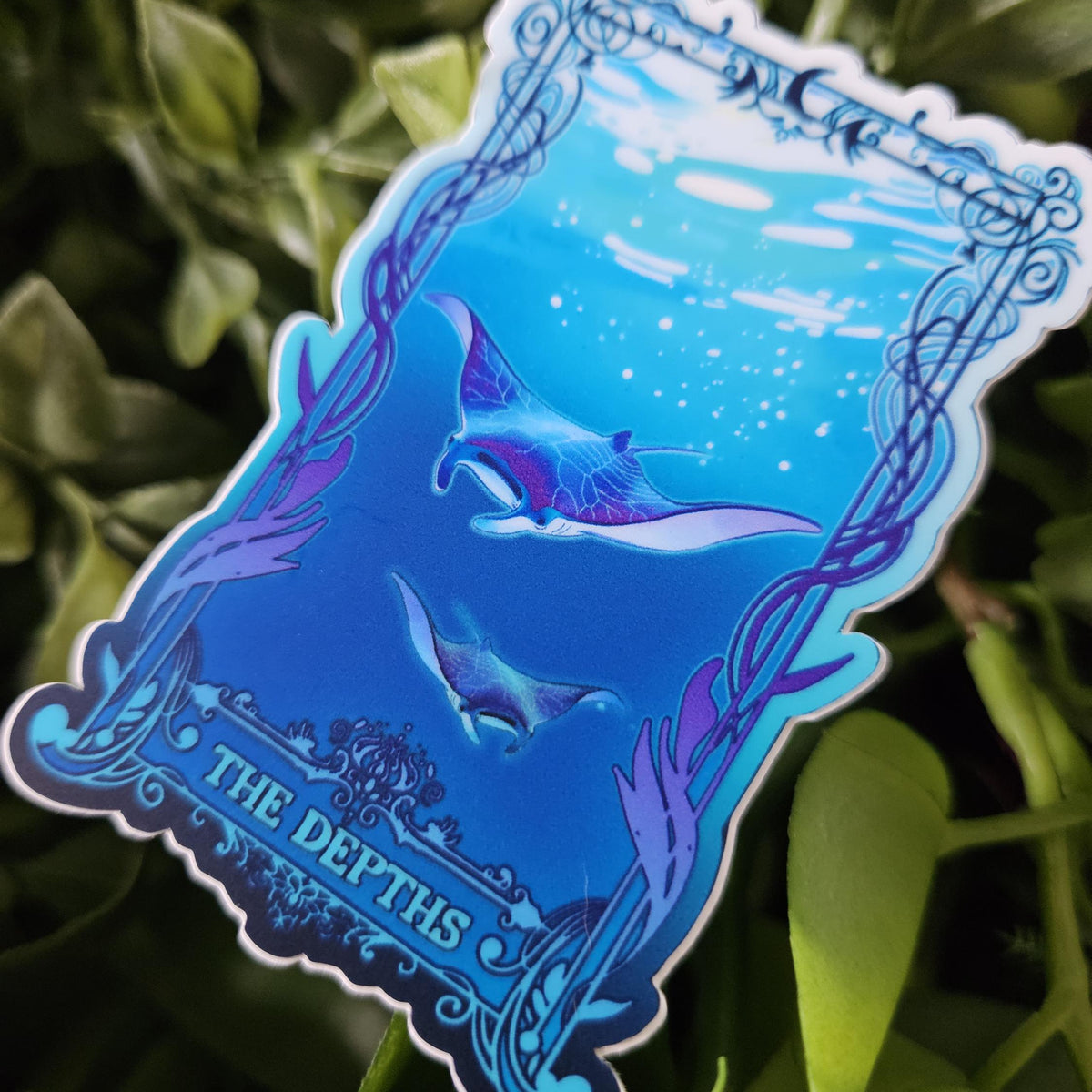 MATTE STICKER: The Depths - May Stationery Club STICKER Only Acornandcrowstudio