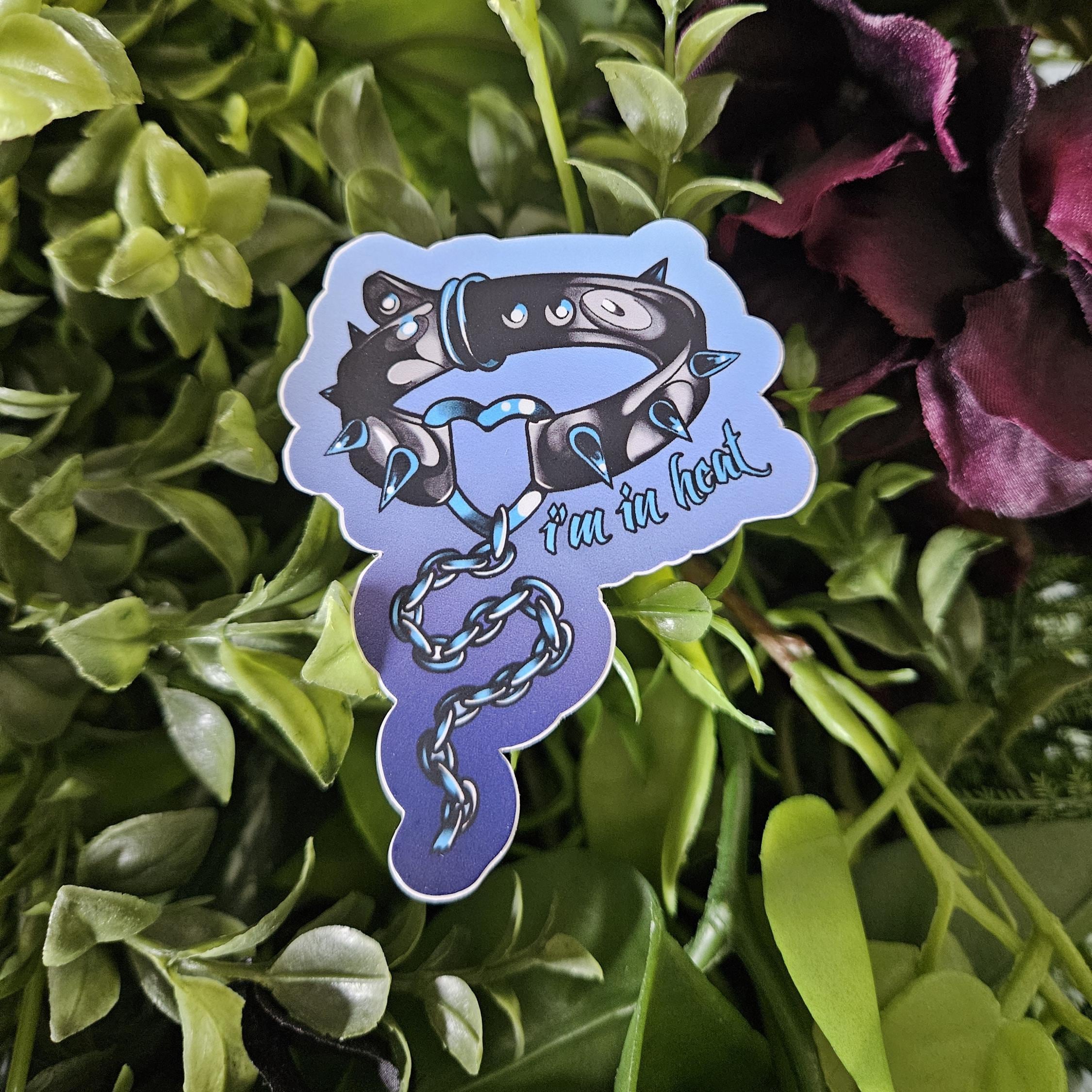 MATTE STICKER: I'm in Heat Collar Acornandcrowstudio