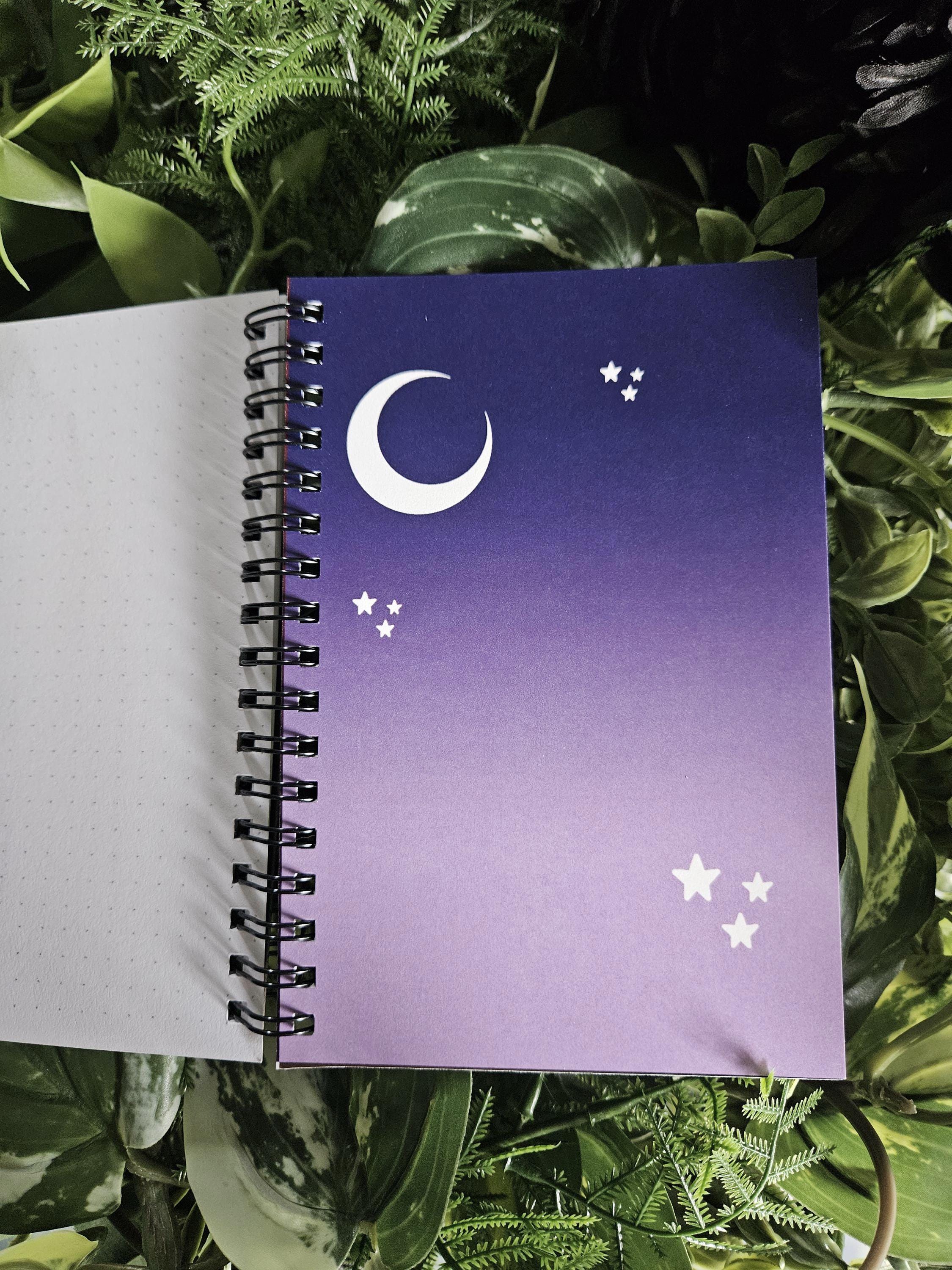 4x6 Handmade SPIRAL NOTEBOOK: SAGITTARIUS Zodiac Tarot Style Art Acornandcrowstudio