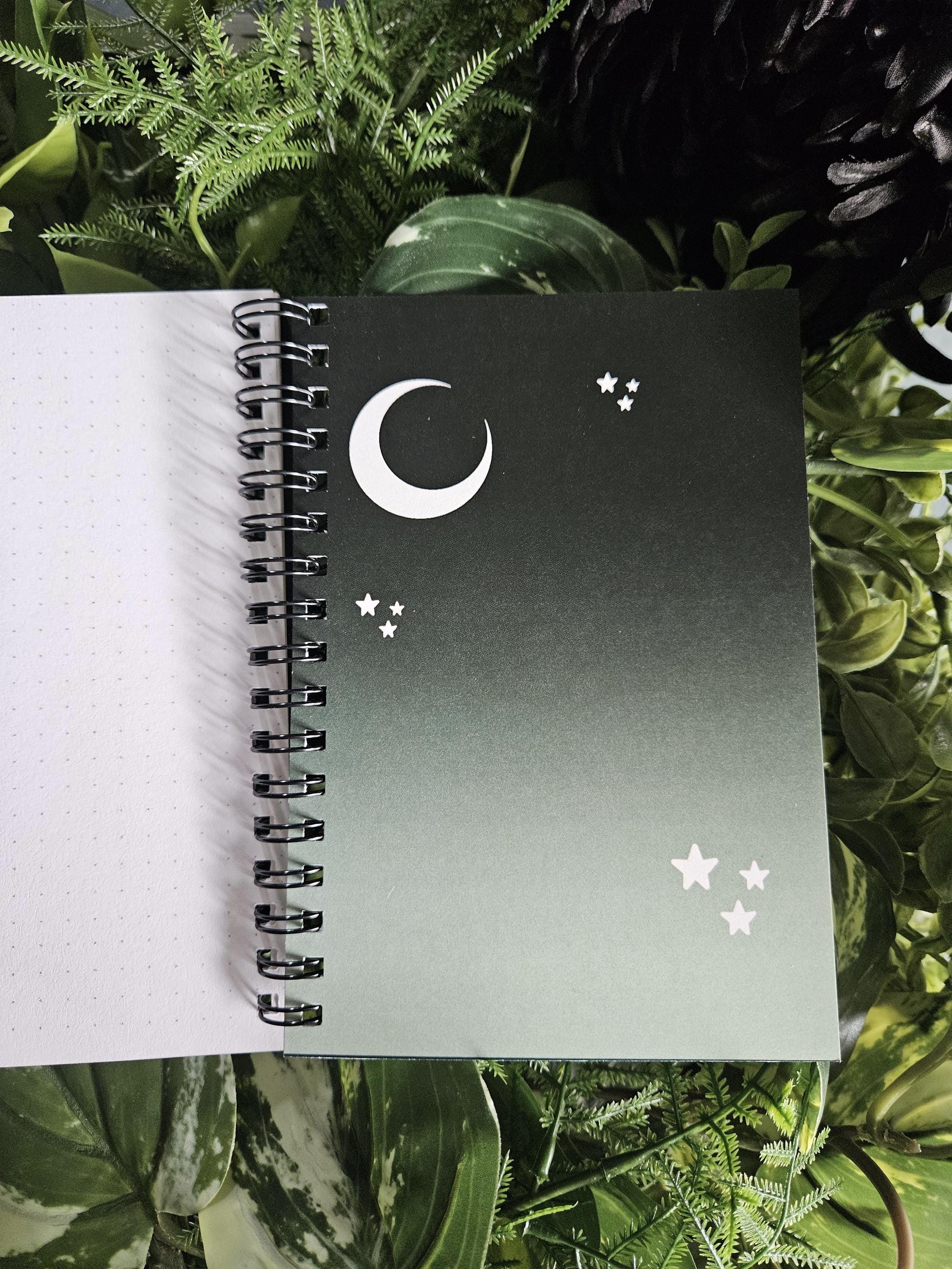 4x6 Handmade SPIRAL NOTEBOOK: VIRGO Zodiac Tarot Style Art Acornandcrowstudio