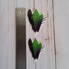 GLOSSY STICKER: Evil Sorceress Green and Purple Sticker , Evil Crystal Sticker , Crystal Sticker , Green and Purple Crystal Sticker