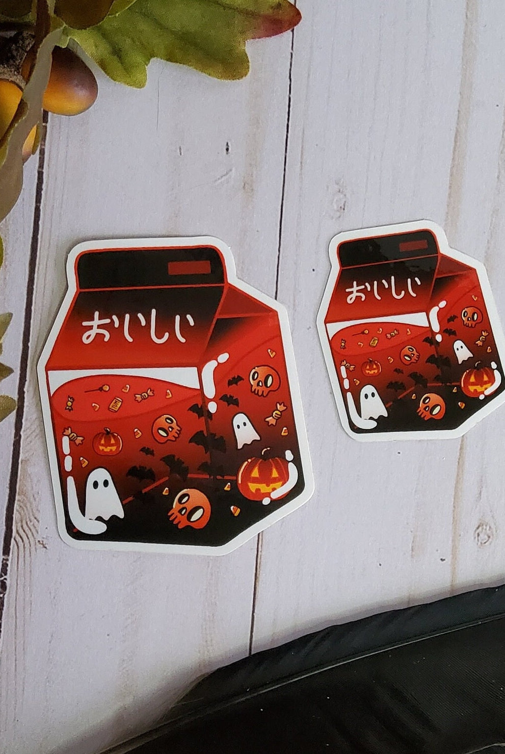 GLOSSY STICKER: Spooky Milk Carton , Milk Carton Sticker , Spooky Milk Carton , Fall Stickers , Halloween Stickers , Spooky Sticker , Milk