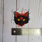 MAGNET: Sandwich Cult Black Cat Decorative , Sandwich Cult Magnet , Black Cat Magnet , Black Cat Cult Magnet , Black Cat Decorative Magnet