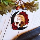 MAGNET: Harness Your Fears Skull Decorative , Harness Your Fears Magnet , Skull Magnet , Fears Magnet , Skull Art Decorative Magnet