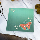 STICKY NOTES: Atlas Moth Green Planchette Sticky Notes , Atlas Moth Stationery , Atlas Moth Art , Green Atlas Moth Art
