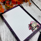 NOTEPAD: Rune Skull To Do List Notepad , Purple Rune Skull Notepad , Rune Skull To Do Notepad , Rune Skull Stationary