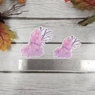 MATTE STICKER: Pastel Purple and Pink Crystal Sticker , Pastel Crystal Sticker , Crystal Sticker , Witchy Crystal Sticker , Crystals