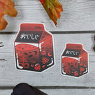 MATTE STICKER: Satan Milk Carton Sticker , Milk Carton Sticker , Red Milk Carton , Leviathan Cross Stickers , Milk Stickers , Hell Sticker