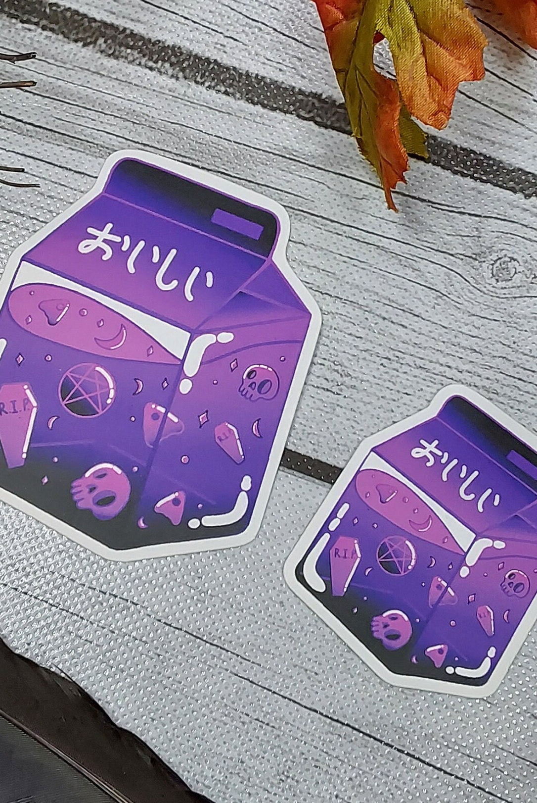 MATTE STICKER: Witchy Milk Carton Sticker , Milk Carton Sticker , Witchy Milk Carton , Witchy Stickers , Aesthetic Milk , Witchy Vibes