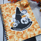 SPIRAL NOTEBOOK: Fuck Being Good I'm a Bad Witch Hat Lined Pages , Witch Hat Journal , Bad Witch Notebook , Bad Witch Hat , Witch Hat