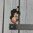 MATTE STICKER: I'm Not Having Any Fun Clown Girl Traditional Illustration , Clown Girl Sticker , Traditional Art Sticker , No Fun Sticker