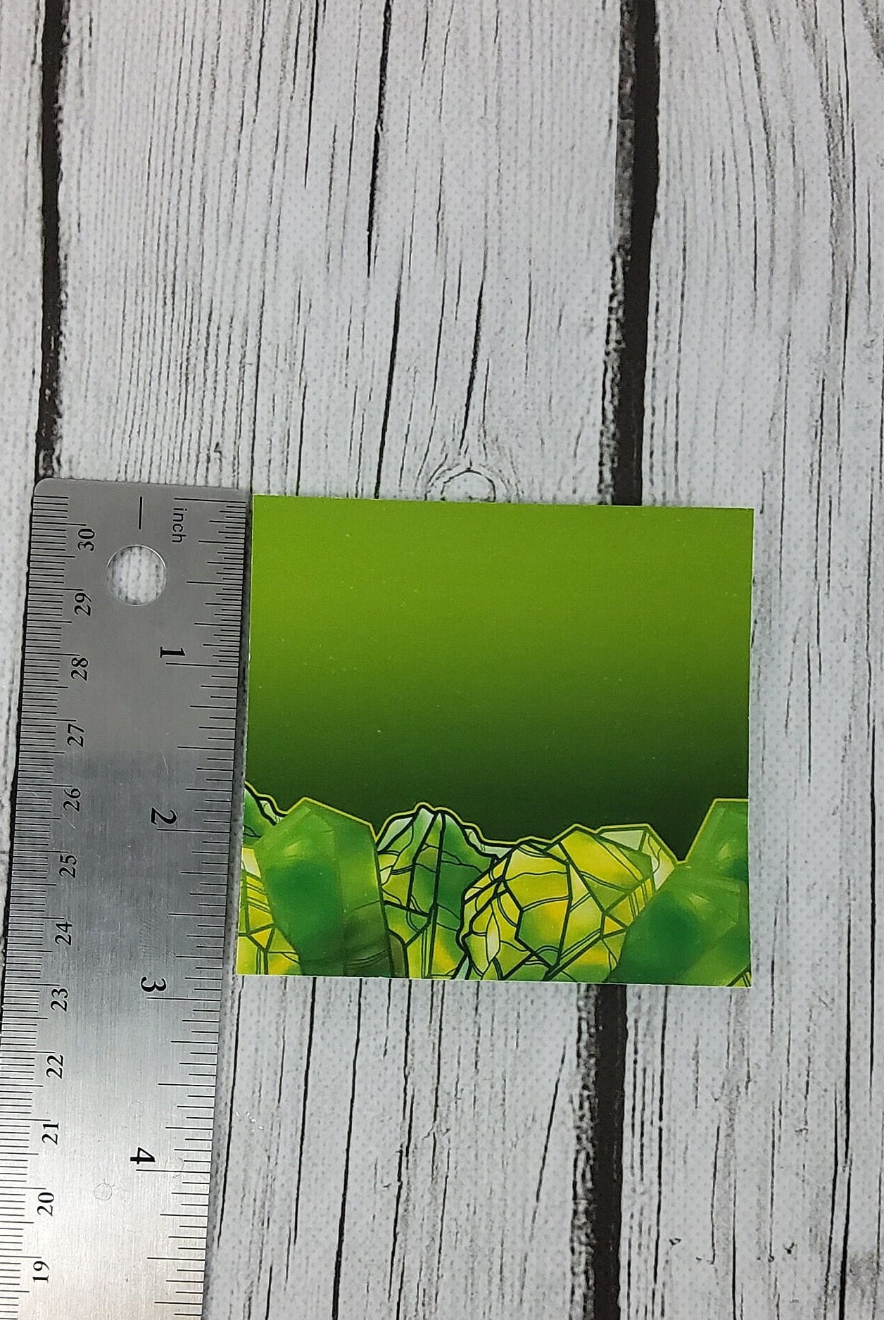 STICKY NOTES: August Peridot Crystal Notes , Green Sticky Note Pad , Crystal Sticky Note Pad , Green Crystal Sticky Notes , Sticky Notes