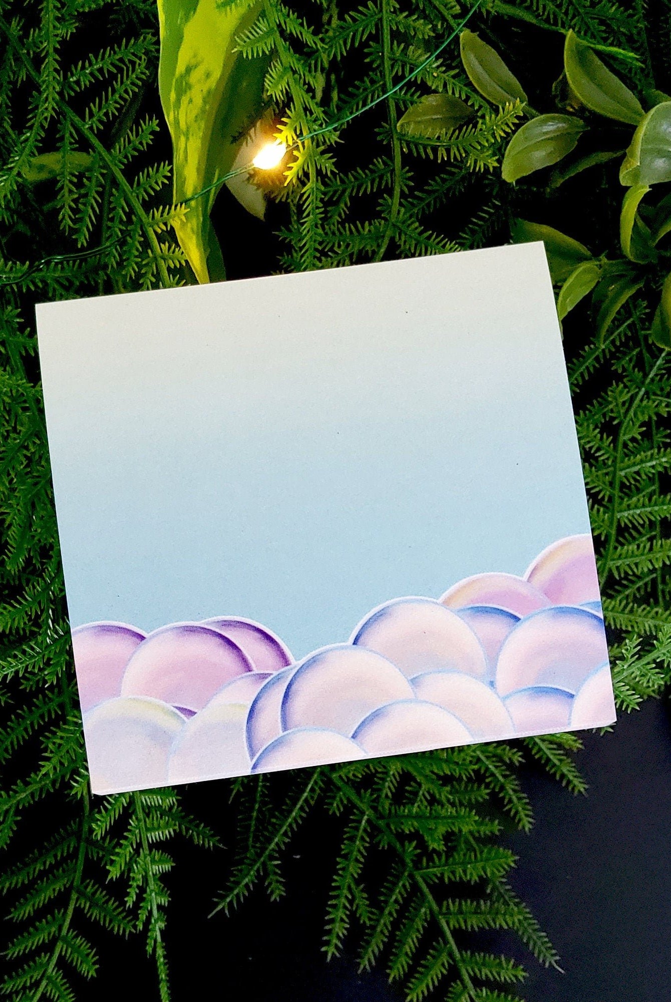STICKY NOTES: June Pearl Crystal Notes , Pastel Sticky Note Pad , Crystal Sticky Note Pad , Pearl Crystal Sticky Notes , Sticky Notes