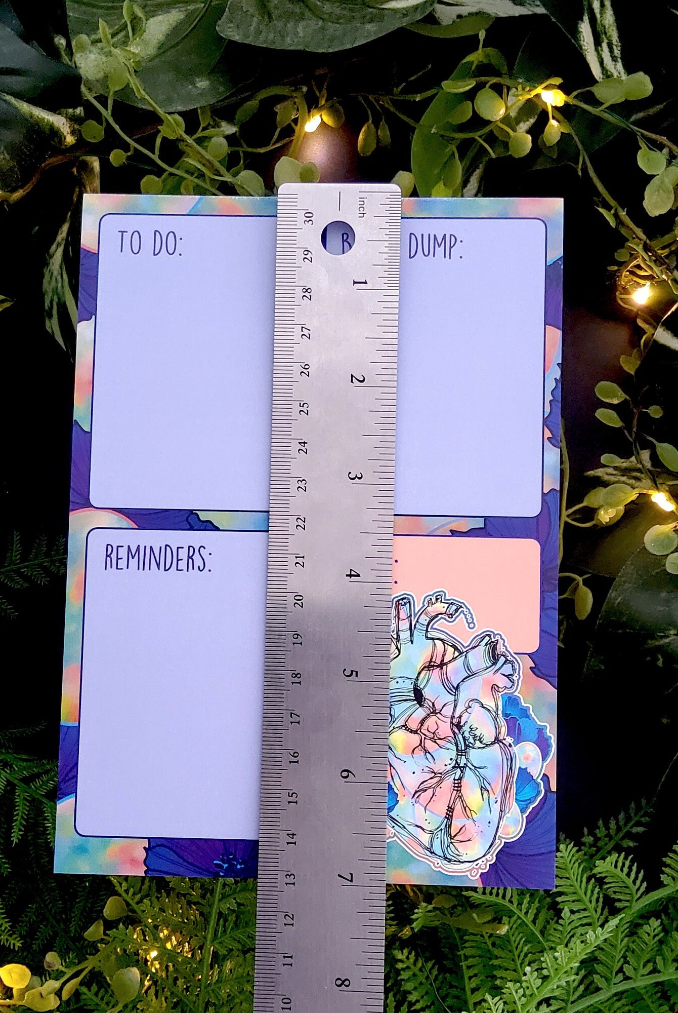 BRAIN DUMP NOTEPAD: Opal and Cosmos Crystal To Do List , Opal Crystal Notepad , Opal Crystal To Do Notepad , Opal Crystals