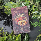 LAYFLAT NOTEBOOK: Thespian Drama Masks D20 , D20 and Floral Art , The Thespian Layflat Notebook , D20 Player Stationery