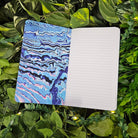 LAYFLAT NOTEBOOK: Sapphire Crystal with College Ruled Lined Pages