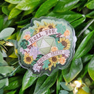 ACRYLIC PIN: Roll for Mental Health Natural One D20