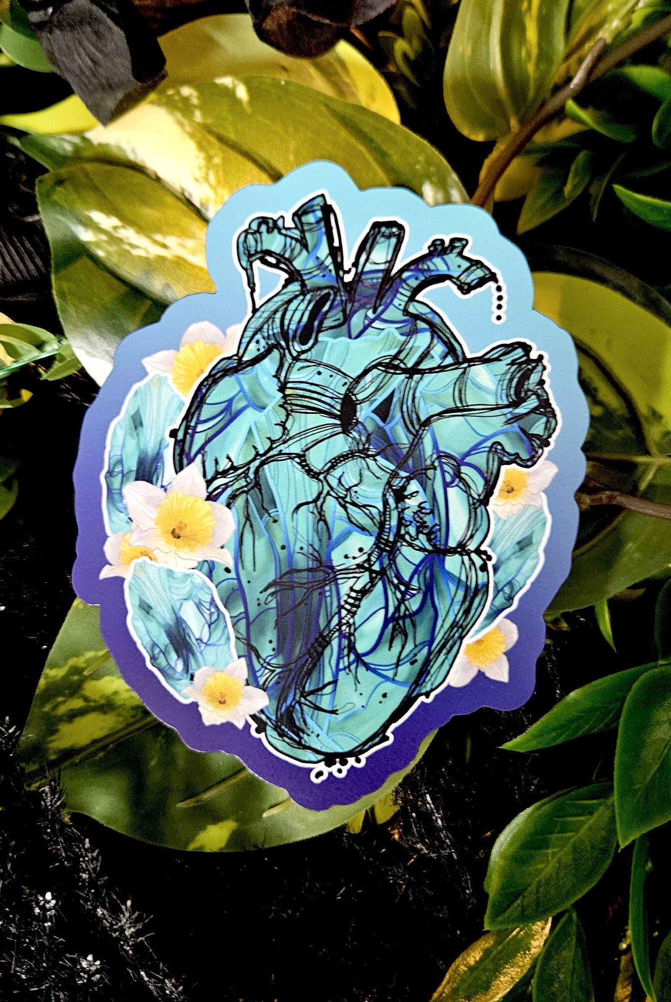 MAGNET: March Aquamarine Crystal Heart Birthstone Crystal , Aquamarine Crystal Magnet , Crystal Heart Magnet , Crystal