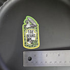 MATTE STICKER: Can of Toe Beans Cat Pun