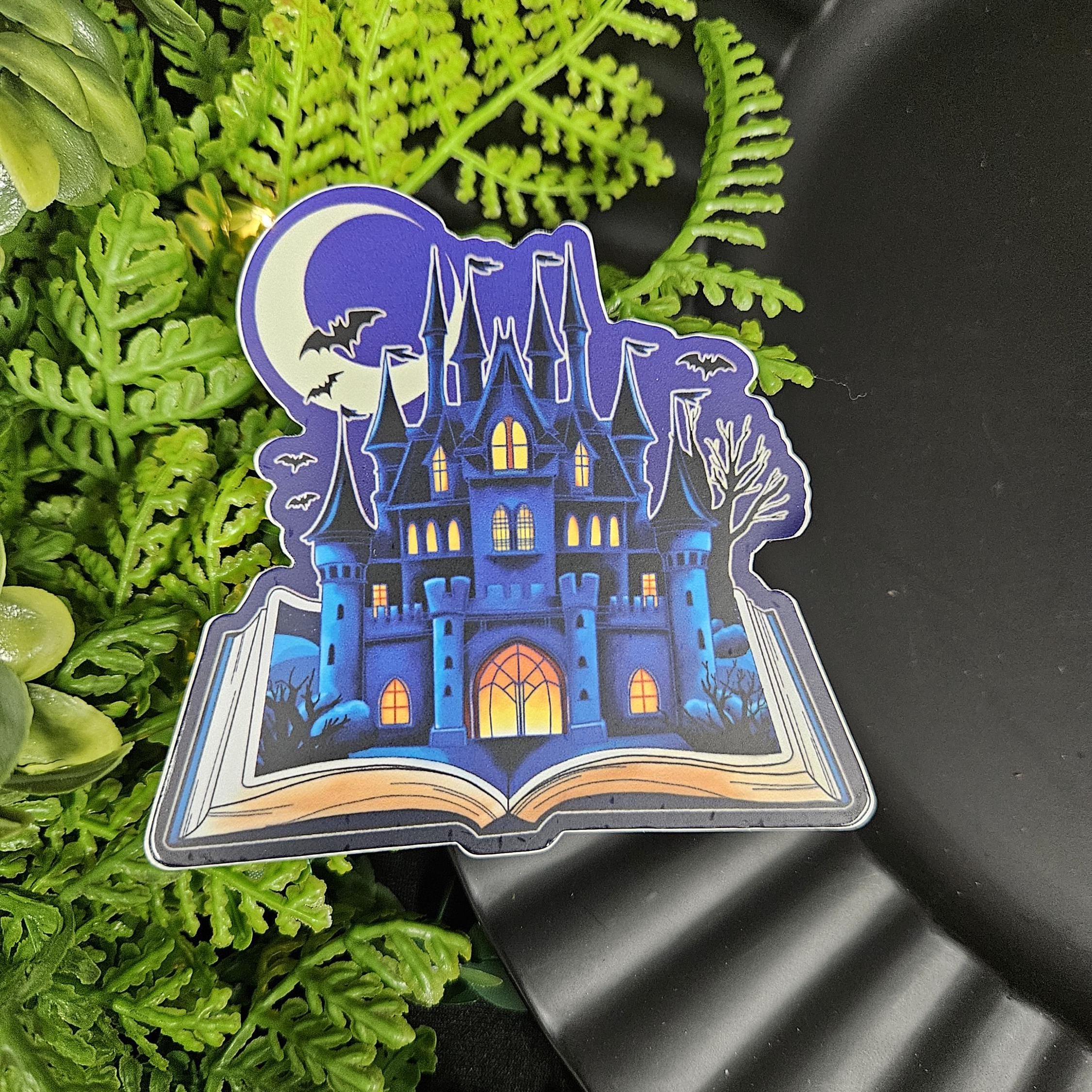 MATTE STICKER: Dark Fantasy Reader Book